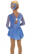 649 Treasures Dress Periwinkle Blue