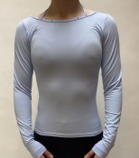 6660 Tröja Ljusblå med kristaller