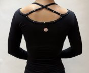 6660 Tröja Svart med kristaller