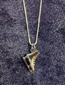 Halsband silver skridsko
