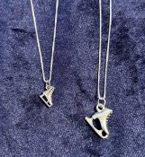 Halsband silver skridsko