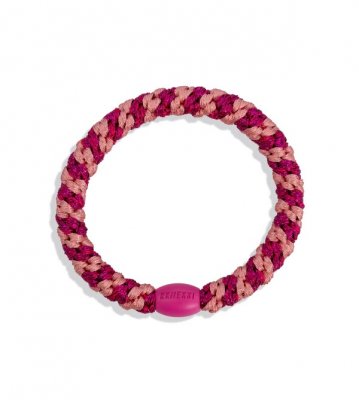 Kknekki Stripe faded rose electric pink glitter