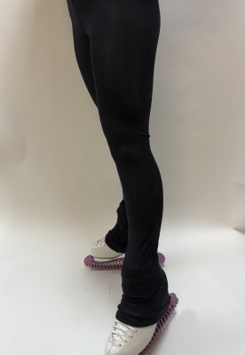 Microfleece tights Bootcut Svart