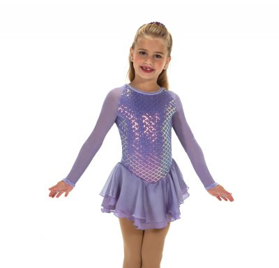 603 Iridescent Iris Dress Lila
