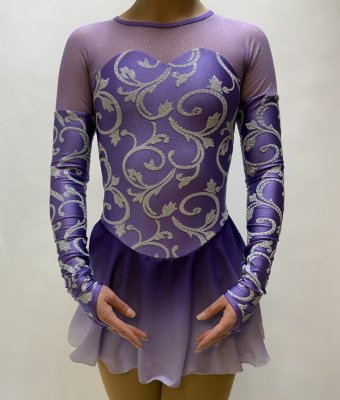 608 Swirls & Pearls Lila