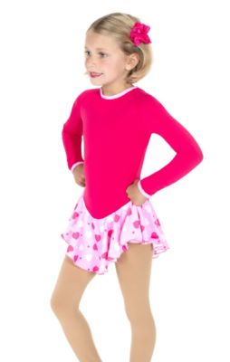 691 Happy Fleece Dress Pink/Hearts