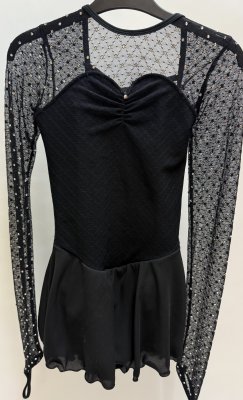 93 Overmesh dräkt svart 12-14