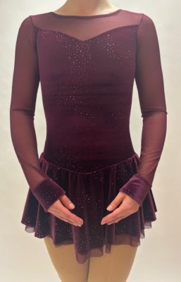 2784 Mondor dräkt burgundy