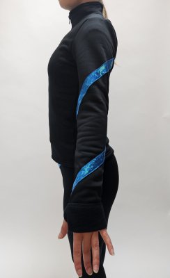 Ny2 Spiraljacka Hologram Blå