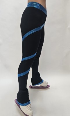 Ny2 Spiraltights Hologram Blå