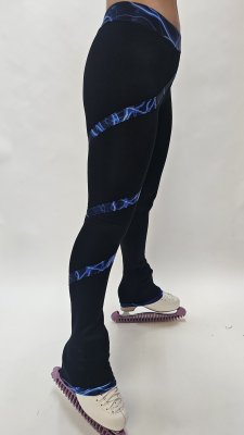 Ny2 Spiraltights Lightning Foil Blå